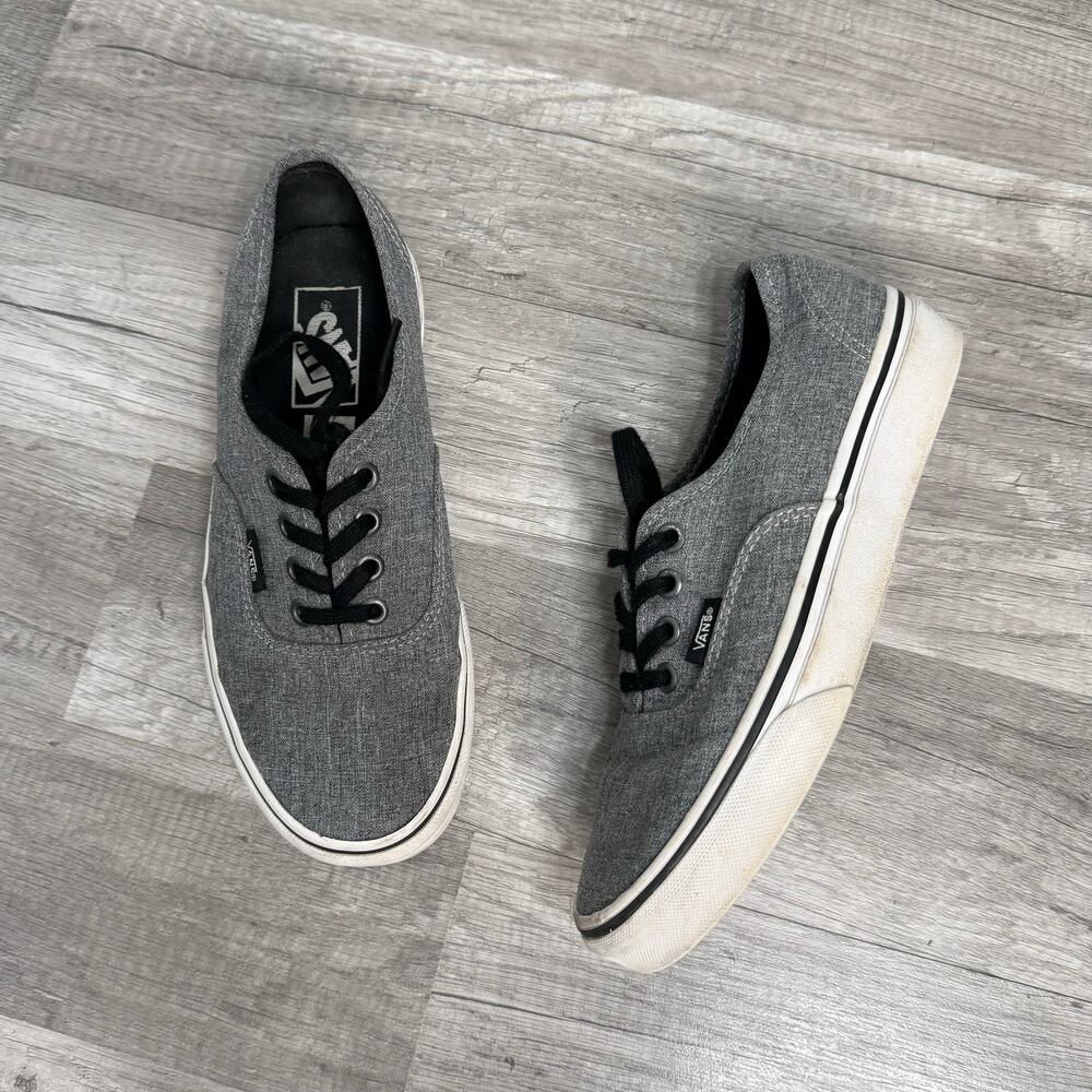 Vans Off The Wall Gray Classic Sneakers Low Top Women’s 6 1/2